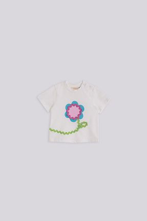 تیشرت سفید بچه گانه رگولار GB Baby - کد 904304457