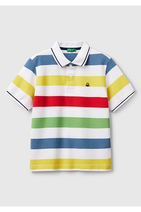 پولوشرت رنگی بچه گانه حوله United Colors of Benetton - کد 904301233