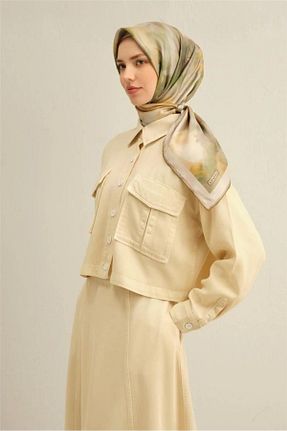روسری سبز İpek Tivil Armine - کد 904303940