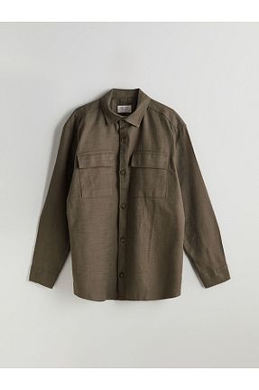 کت خاکی مردانه رگولار LC Waikiki - کد 905466443