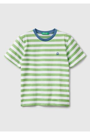 تیشرت سبز بچه گانه رگولار United Colors of Benetton - کد 904301455