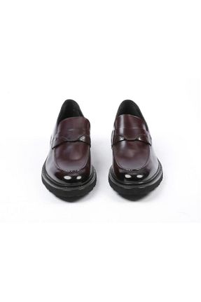 کفش کژوال زرشکی مردانه پاشنه کوتاه (1 - 4 سانتی متر) Babil - کد 904302280