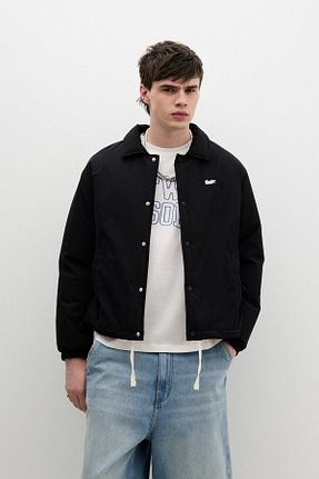 کت مشکی مردانه رگولار Pull & Bear - کد 905742570