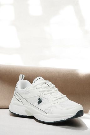 کفش اسنیکر سفید مردانه بند دار U.S. Polo Assn. - کد 904310731