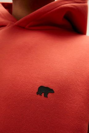 سوئیشرت قرمز مردانه ساده Bad Bear - کد 342694813
