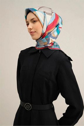 روسری سرمه ای İpek Tivil Armine - کد 904306233