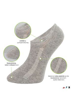 جوراب طوسی زنانه پنبه ای DuraSocks - کد 699308918