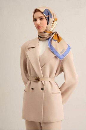 روسری سرمه ای İpek Tivil Armine - کد 904339874