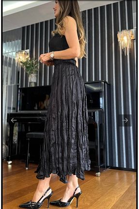 دامن مشکی زنانه بافتنی Rabi Shine - کد 904315807