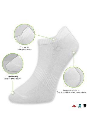 جوراب سفید زنانه پنبه ای DuraSocks - کد 730890892
