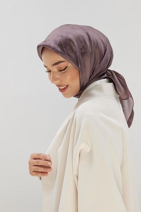 روسری بنفش پلی استر Silk Home - کد 775772271
