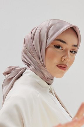 روسری صورتی پلی استر Silk Home - کد 775772404