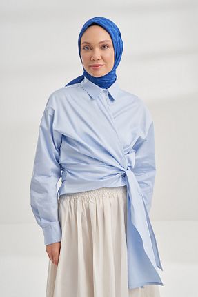 روسری سرمه ای پلی استر ARMANDA - کد 904354801