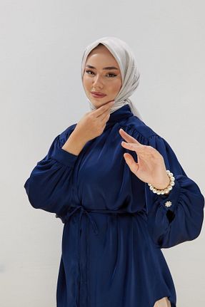 روسری بژ پلی استر Silk Home - کد 775772163