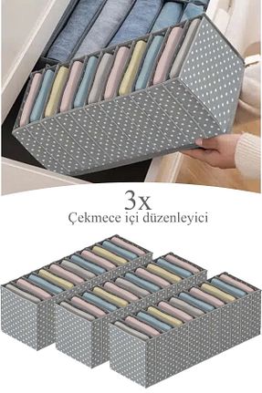 نظم دهنده کمد طوسی پارچه She Berrak - کد 794159528