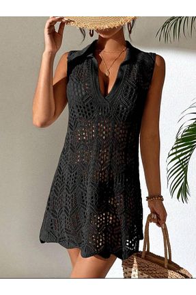 لباس ساحلی مشکی زنانه %100 پنبه DRESSY CL - کد 904410761