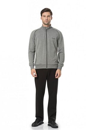 ست کرمکن اسپرت طوسی مردانه پنبه ای Pierre Cardin - کد 905729430
