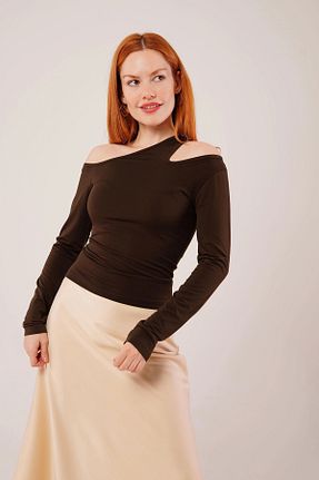 بلوز رنگی زنانه ساده fevien - کد 904410754