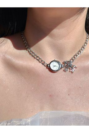 گردنبند جواهر زنانه برنجی Reorah Collection - کد 867621213