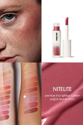 رژگونه صورتی Işıltılı Mac - کد 905736554