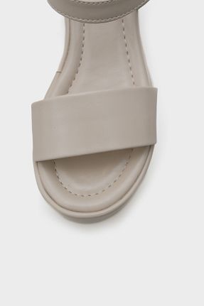 صندل سفید زنانه پاشنه پر Capone Outfitters - کد 905737918