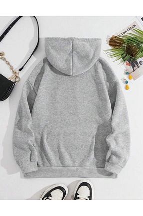 سوئیشرت طوسی زنانه چاپی RPT MODA - کد 927272464