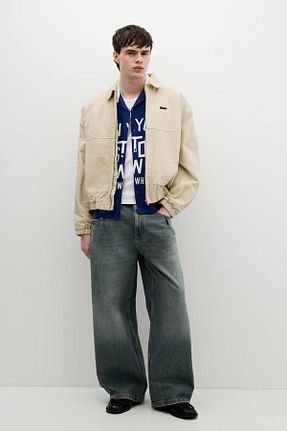کت نباتی مردانه Relaxed Pull & Bear - کد 904441120