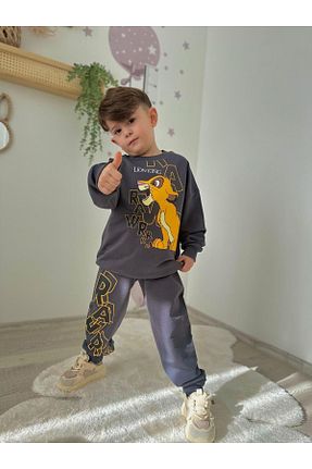 ست بالاتنه و پائین تنه مشکی بچه گانه بافتنی öykümgaleria - کد 905742826