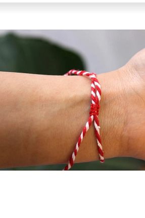 دستبند جواهر قرمز زنانه منجق shop - کد 901643660