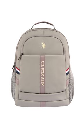 کوله پشتی خاکی زنانه پارچه ای U.S. Polo Assn. - کد 904464394