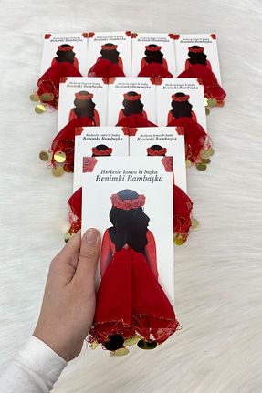 عقد و عروسی و حنابندان قرمز ZEYMERADE - کد 904455250