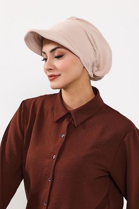 کلاه شنای حجاب طوسی زنانه Aisha