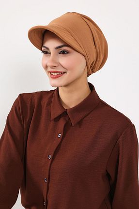 کلاه شنای حجاب قهوه ای زنانه Aisha