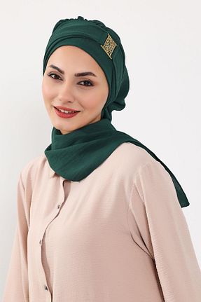 شال سبز زنانه Aisha