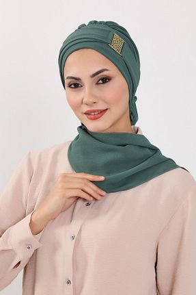 شال سبز زنانه Aisha
