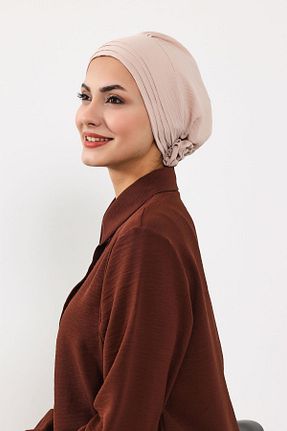 کلاه شنای حجاب طوسی زنانه Aisha