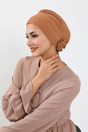 کلاه شنای حجاب قهوه ای زنانه Aisha