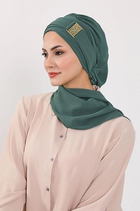 شال سبز زنانه Aisha
