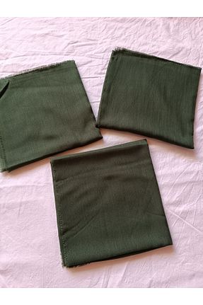 روسری خاکی پنبه ای KVSHOME - کد 904483189