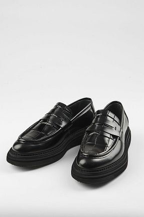 کفش کژوال مشکی مردانه پاشنه کوتاه (1 - 4 سانتی متر) ByItallanoshoes - کد 904484357