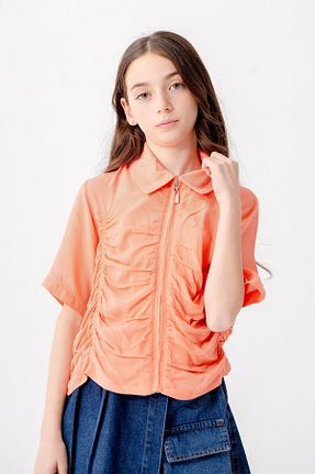 پیراهن صورتی بچه گانه رگولار GİYİCEM TEKSTİL - کد 905760838