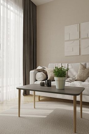 میز جلو مبلی طوسی Suntalam woodaria - کد 905547907