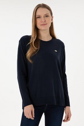 پلیور سرمه ای زنانه ساده U.S. Polo Assn. - کد 860866003