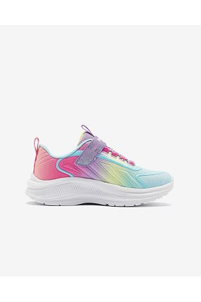 کفش اسنیکر زرشکی بچه گانه بند دار Skechers - کد 904509719