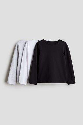 تیشرت سفید بچه گانه رگولار H&M - کد 904506716