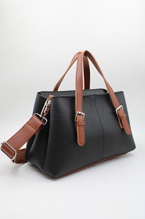 کیف دوشی مشکی زنانه چرم مصنوعی LASSO - کد 904505823