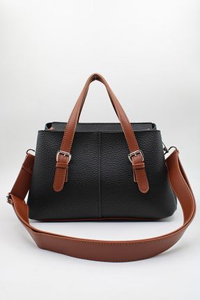 کیف دوشی مشکی زنانه چرم مصنوعی LASSO - کد 904505823