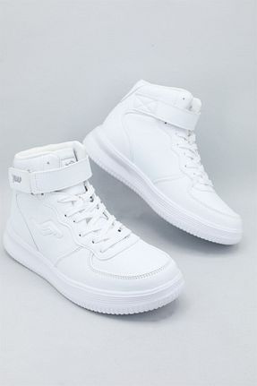 کفش اسنیکر سفید زنانه چسبی SPORT SHOES CENTER - کد 921605103
