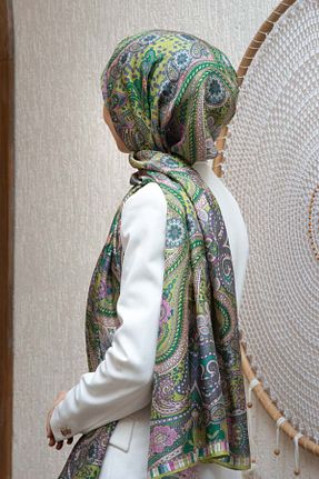 شال خاکی زنانه Vissona - کد 904572614