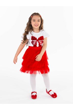 تیشرت سفید بچه گانه رگولار Civil Girls - کد 820028840